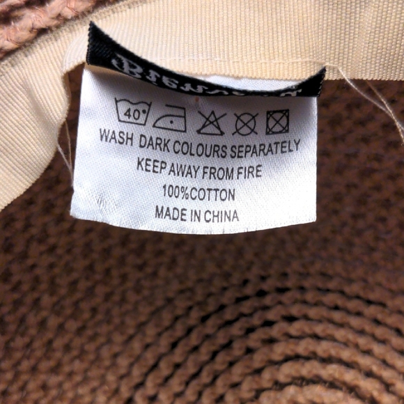 Bienvenu Brown Kids Sun Hat with Flower Accents - Picture 7 of 7